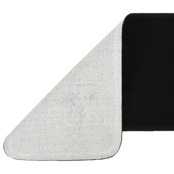 vidaXL Antypoślizgowe nakładki na schody, 15 szt., 60x25 cm, czarne