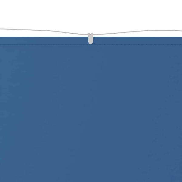 vidaXL Markiza pionowa, niebieska, 100x600 cm, tkanina Oxford