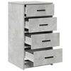 vidaXL Bufet Betonowy szary 40 x 41 x 75 cm Materiał drewnopochodny