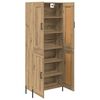 vidaXL Highboard 2 pcs Dąb rzemieślniczy Materiał drewnopochodny