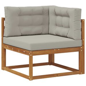 vidaXL Sofa narożna na zewnątrz Naturalny