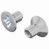vidaXL Śruby z wpuszczonym łbem 2 szt. Srebrny M4 x 6 mm Stal