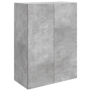 vidaXL Szafka ścienna Betonowy szary 66 x 34,5 x 90 cm