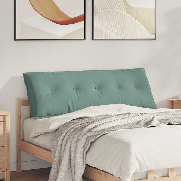 vidaXL Poduszka na plecy Zielony morski 140 x 50 cm Tkanina sztruksowa