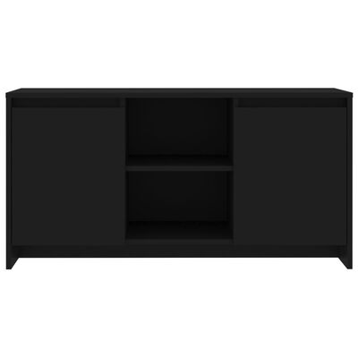vidaXL Szafka pod TV, czarna, 102x37,5x52,5 cm, płyta wiórowa