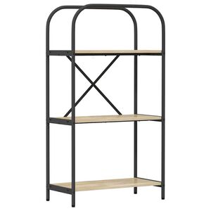 vidaXL P&oacute;łka na książki 3 poziomy 60 x 30 x 109 cm Drewno inżynieryjne