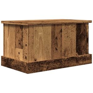 vidaXL Skrzynia, stare drewno, 30x50x28 cm, materiał drewnopochodny