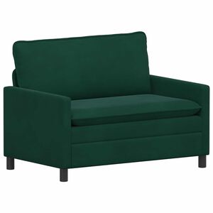 vidaXL Sofa ciemnozielony 126 x 81 x 87,5 cm