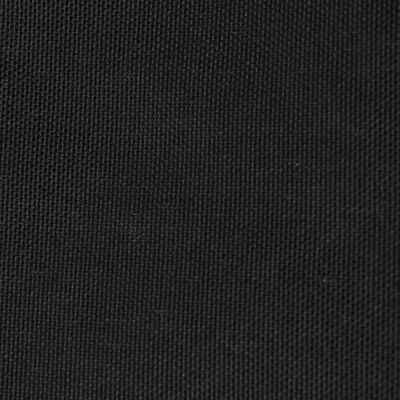 vidaXL Trójkątny żagiel ogrodowy, tkanina Oxford, 3,5x3,5x4,9m, czarny