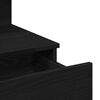 vidaXL Toaletka Czarny Dąb 100 x 40 x 130 cm Materiał drewnopochodny