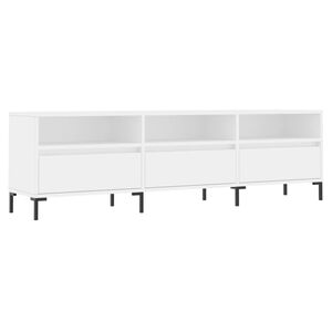 vidaXL Szafka pod TV, biała, 150x30x44,5 cm, materiał drewnopochodny