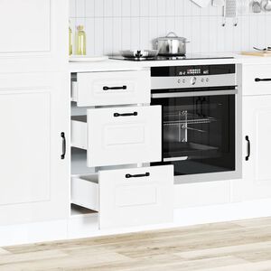vidaXL Szafka kuchenna dolna, Kalmar, biała, materiał drewnopochodny