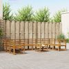 vidaXL Zestaw sof na zewnątrz 11 pcs Naturalny Lite Drewno Akacji