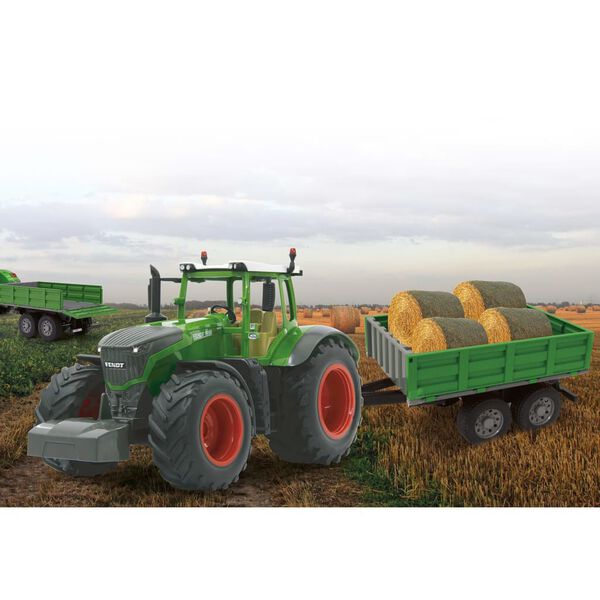 JAMARA Przyczepa z wywrotką do ciągnika Fendt 1050, 1:16, RC, zielona
