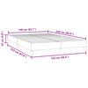 vidaXL Ł&oacute;żko typu Box Spring bez materaca Ciemnozielone 140x220 cm