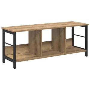 vidaXL P&oacute;łka na książki 3 poziomy 102 x 32 x 40,5 cm Dąb rzemieślniczy