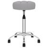vidaXL Taborety obrotowe, 2 szt., szare, obite tkaniną