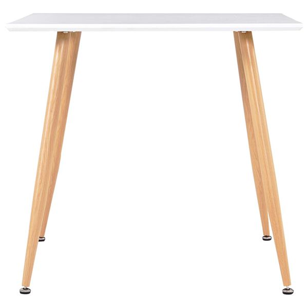 vidaXL 3-częściowy zestaw jadalniany, tapicerowany tkaniną, żółty