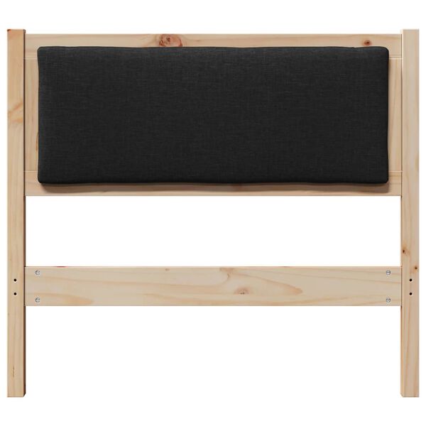 vidaXL Zagłówek Inny Brązowy 90 cm Lite drewno sosnowe