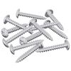 vidaXL Wkręty Drewniane 12 szt. srebrny M4 x 25 mm Stal