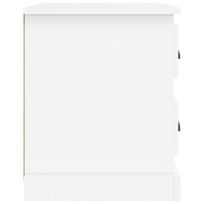 vidaXL Szafka nocna, biała, 39x39x47,5 cm, materiał drewnopochodny