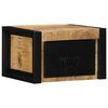 vidaXL Szafki nocne 2 szt. 40x35x25 cm Drewno lite surowe Mango