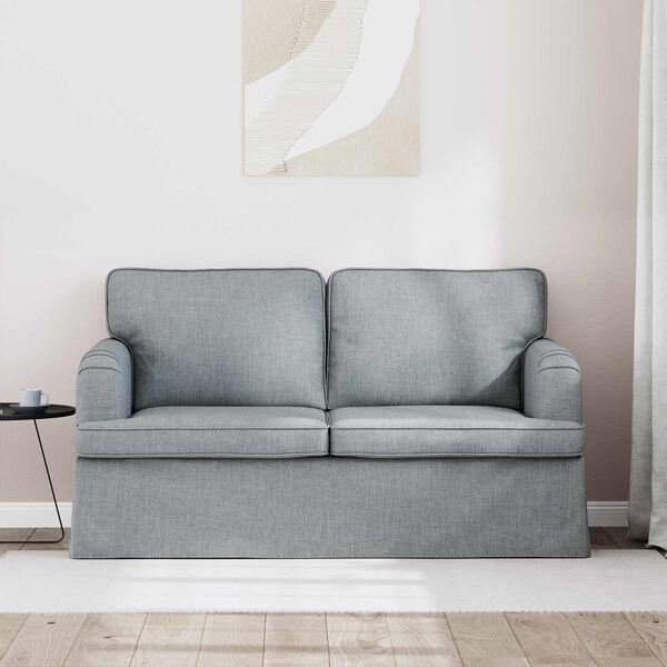 vidaXL Sofa Jasnoszary 144 x 80 x 85 cm tkanina