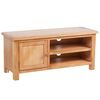vidaXL Szafka pod TV, 103 x 36 x 46 cm, lite drewno dębowe