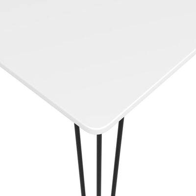 vidaXL Stolik barowy, biały, 120x60x105 cm