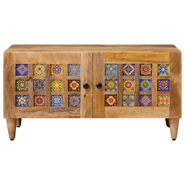 vidaXL Stolik kawowy Naturalny 80 x 50 x 40 cm Drewno z mango