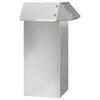 vidaXL Ogrodzenie ślimakowe 13,5 x 13,5 x 25 cm Stal ocynkowana