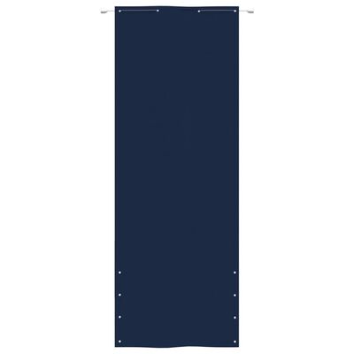 vidaXL Parawan balkonowy, niebieski, 80x240 cm, tkanina Oxford