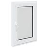 vidaXL Okno piwniczne RISOR 60 x 100 cm PVC i szkło Biały