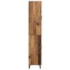 vidaXL Highboard Montowane na ścianie Stare drewno 69,5 x 34 x 180 cm