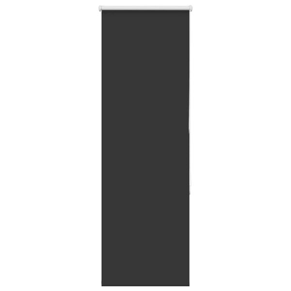 vidaXL Roleta zaciemniająca czarny 50x175 cm Szerokość tkaniny 45,7 cm