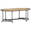vidaXL Stolik kawowy, 110x55x40 cm, lite surowe drewno mango