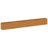 vidaXL Podwyższona grządka ogrodowa 578x50x69 cm, stal Corten