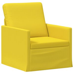 vidaXL Sofa pojedyncza Jasnoż&oacute;łty 70 x 81 x 82 cm tkanina