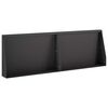 vidaXL Mur oporowy 2 szt. 60 x 12 x 30 cm Stal Czarny
