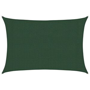 vidaXL Żagiel przeciwsłoneczny, 160 g/m&sup2;, ciemnozielony, 3x4 m, HDPE