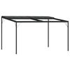 vidaXL Altana ogrodowa, antracytowa, 4x3x2,5 m, aluminium i stal