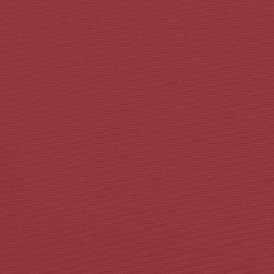 vidaXL Poduszki na krzesła 4 szt., winna czerwień, 40x40x7 cm, tkanina