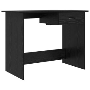 vidaXL Biurko Czarny Dąb 100 x 50 x 76 cm Drewno inżynieryjne