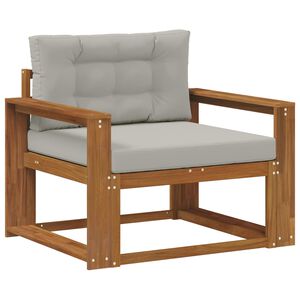 vidaXL Środkowa sofa ogrodowa Lite Drewno Akacji Naturalny