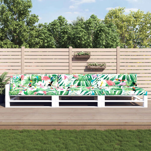 vidaXL Poduszki na palety, 7 szt., kolorowe, tkanina