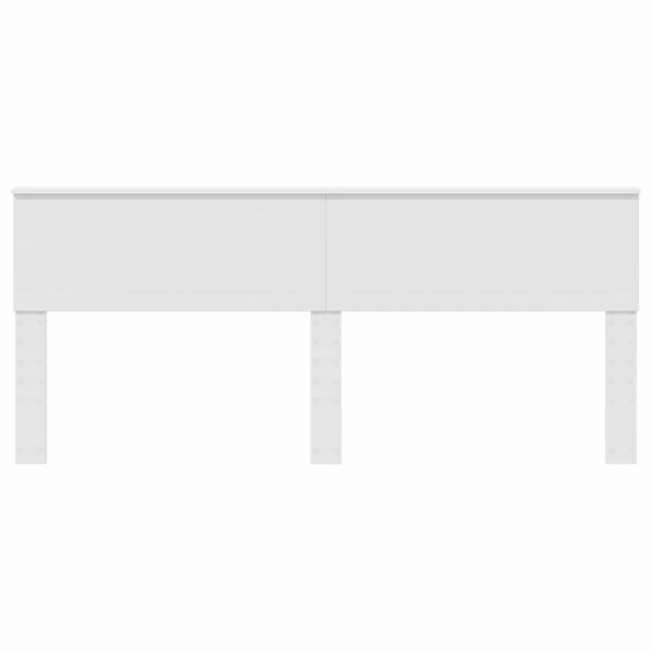 vidaXL Zagł&oacute;wek Biały 200 cm Materiał drewnopochodny