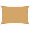 vidaXL Żagiel przeciwsłoneczny, 160 g/m&sup2;, piaskowy, 3,5x5 m, HDPE