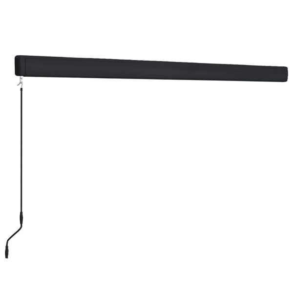 vidaXL Ręcznie zwijana markiza kasetowa, 500x300 cm, niebiesko-biała