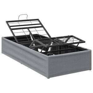vidaXL Elektro Regulowany Stelaż Ł&oacute;żka jasnoszary 200 x 80 x 33,5 cm