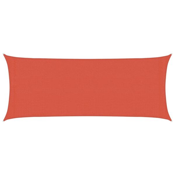 vidaXL Żagiel przeciwsłoneczny, 160 g/m&sup2;, terakotowy, 2x4,5 m, HDPE